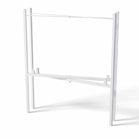 Tischgestell weiss, für 2 runde HappyTrays Ø 46 cm & Ø 39 cm