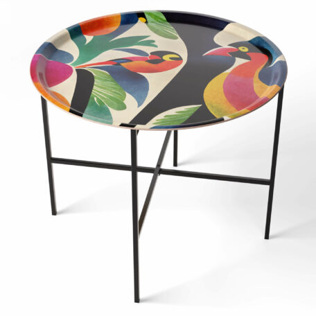 Verspielter Beistelltisch 'Frank the Bird', Ø 65 cm