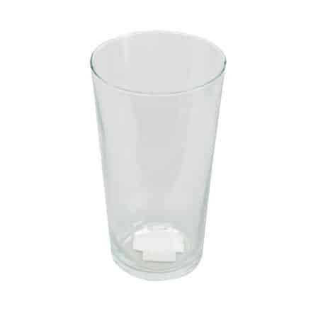 Vase en verre, Ø 14 cm x H 25 cm