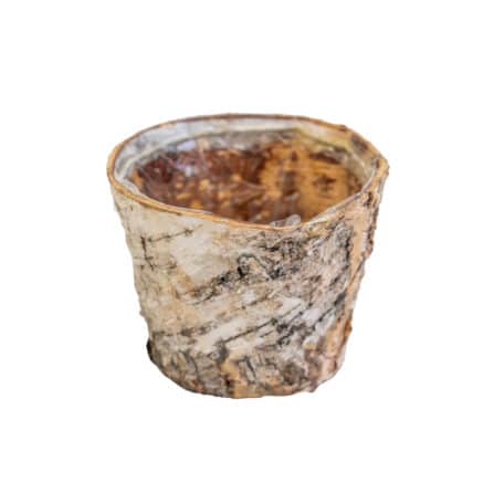 Pot en bouleau, Ø 13 cm, H 10 cm