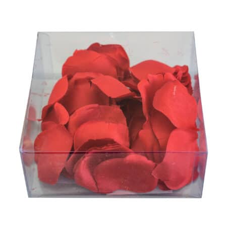 Rosenblätter rot, 90Stk, 6 cm