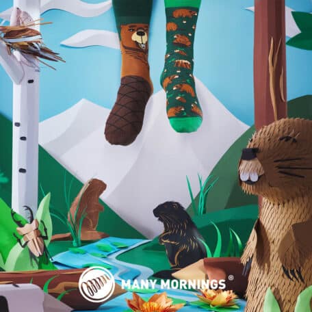 Beaverly Heels Socks