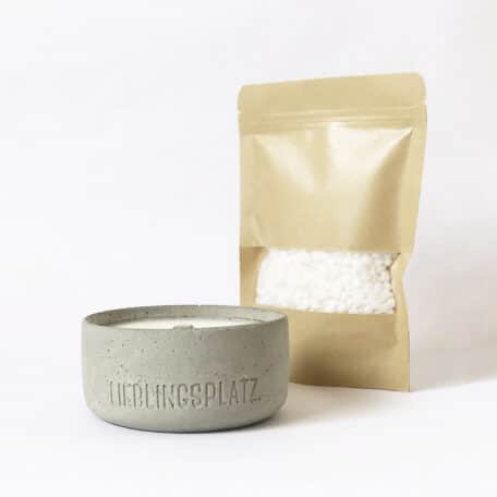 Outdoor Kerze Beton Swiss mit Nachfüllung