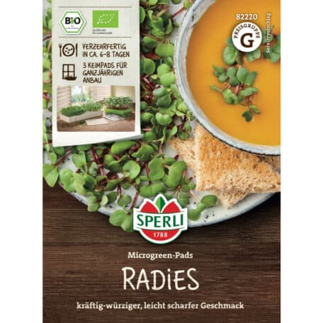 Microgreen-Pads 'Radies' - 3 Pads