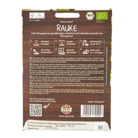 Microgreen-Pads 'Rauke' - 3 Pads