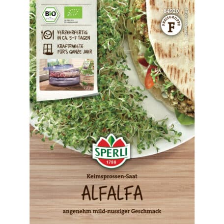 Semis de graines germées 40gr 'Luzerne/Alfalfa