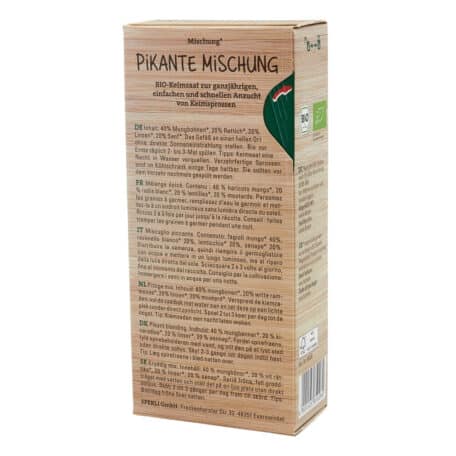 Graines germées 200gr 'Mélange piquant