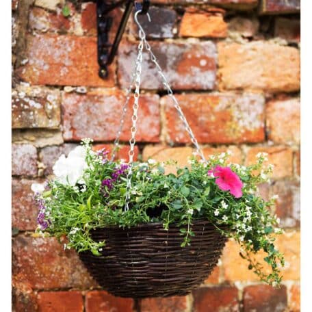 Blumenampel aus Rattan, ø 35 cm