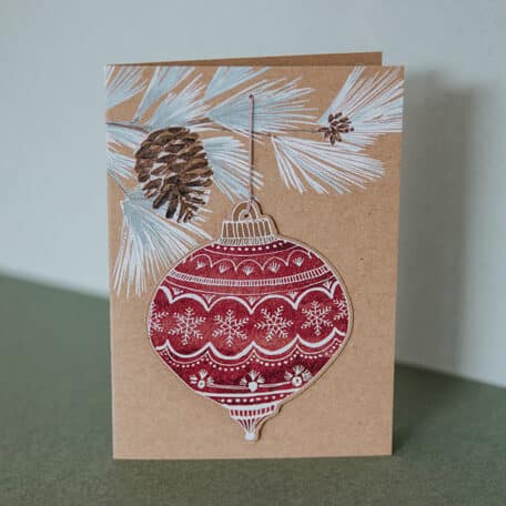 Handgemalte Grusskarten -3er Set Weihnachten