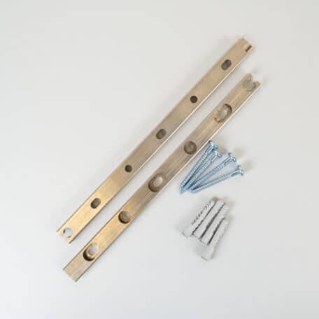 Rails de fixation boîte murale