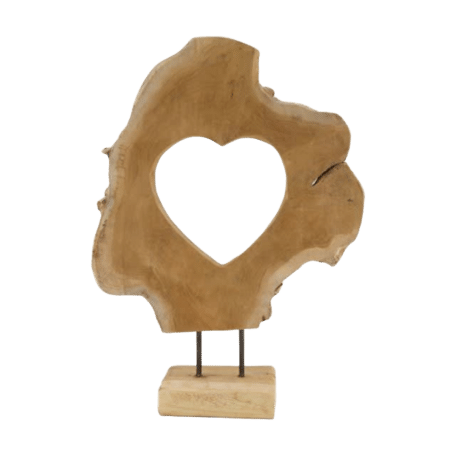 Cœur en teck Tropicale