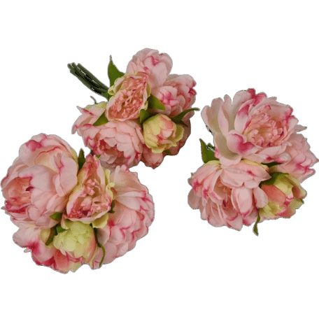 Künstliches Paeonienbouquet rosa