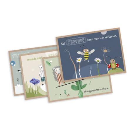 Postkarten-Set «Freunde»
