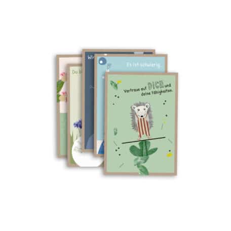 Postkarten-Set «Krafttiere»