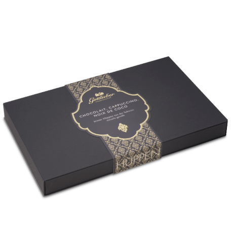 GRANDE Chocolait, Cappuccino, Noix de Coco Hüppen