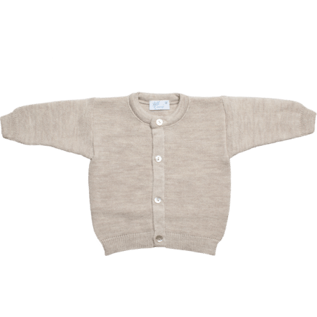 Strickjacke Rundhals