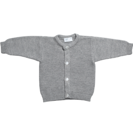 Strickjacke Rundhals