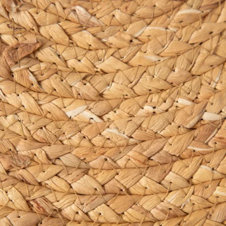 Tischset aus geflochtenen Naturfasern, dunkel