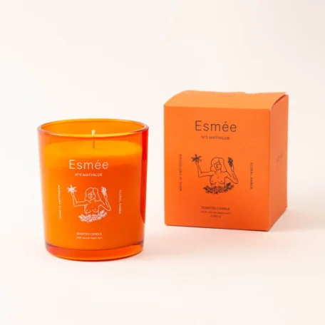 No 3 Mathilde Bougie parfumée, "Ambre floral