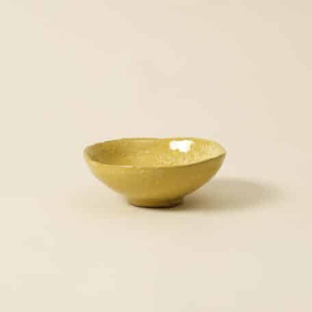 Bol en céramique, jaune