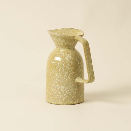 Pichet en céramique, jaune