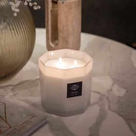 Fragrance Candle Hexagon 2780 gr Sandal & Rose