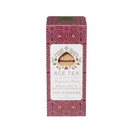 Cookies de thé au chocolat blanc et noisette du Brésil - 150g Ace Tea London