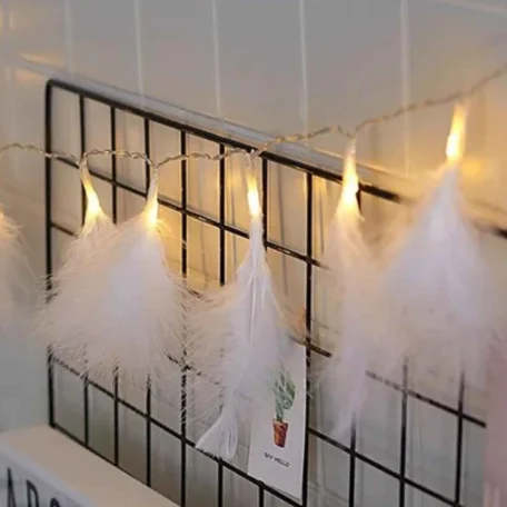 Guirlande lumineuse plume