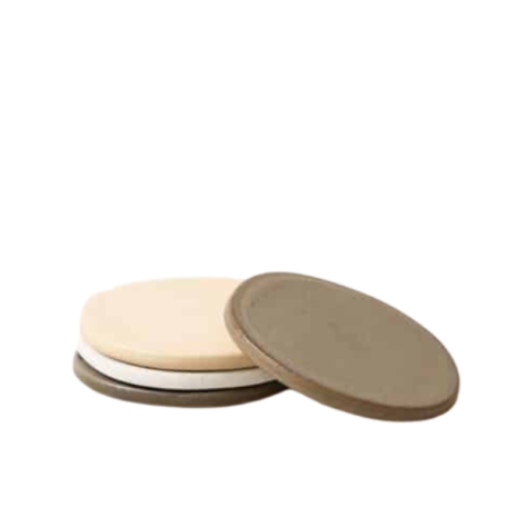 Dessous de verre en céramique, earth, 4 pcs.