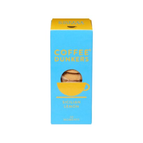 Sicilian Lemon Coffee Dunkers Cookies 150g Ace Tea London