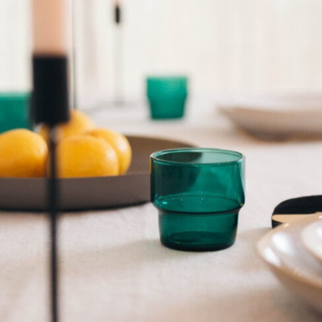 Trinkglasset Mira, türkis, 6 Stk.