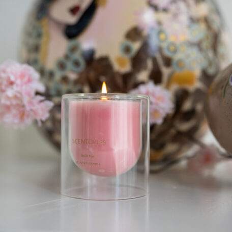 Candle in Double Walles Glass 496 gr Belle Vie