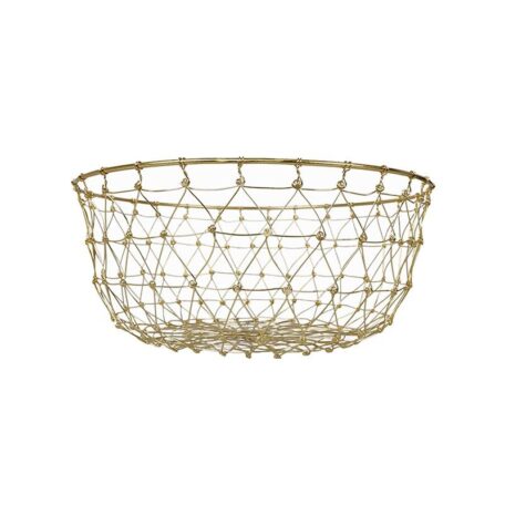 Gitterkorb Basket M Gold