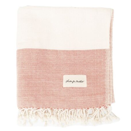 Universaltuch Rhombus Orangerot