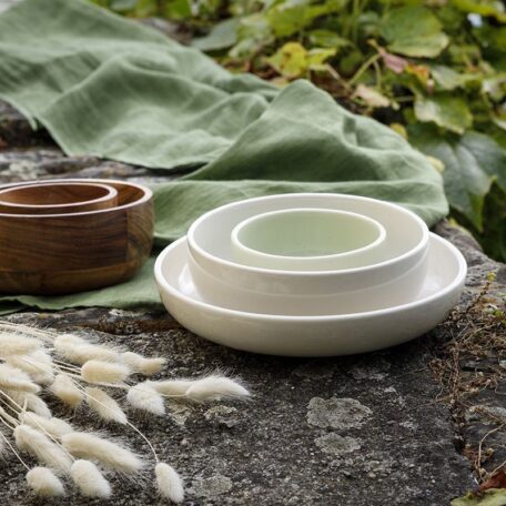 Assiette à pâtes Blanc De Blanc