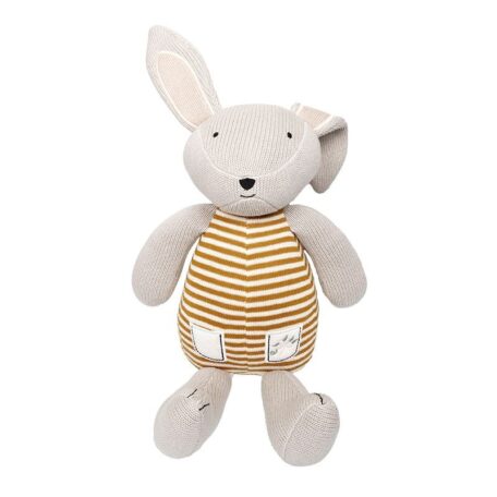 Stofftier Hase Gestreift