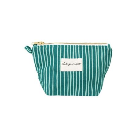 Nécessaire Stripes klein Petrol/Mint