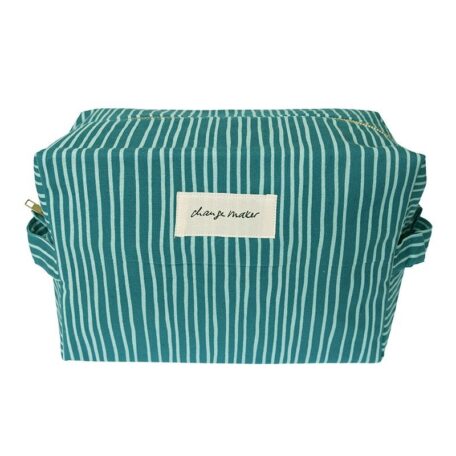 Nécessaire Stripes gross Petrol/Mint