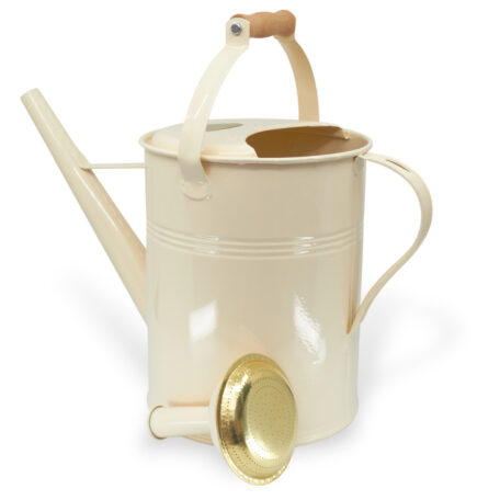 Giesskanne 9l 'Holzgriff' Hell-Elfenbein