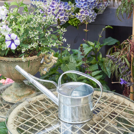 Giesskanne 0.8l - Rohr 20cm Zink