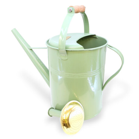 Giesskanne 9l 'Holzgriff' Blassgrün