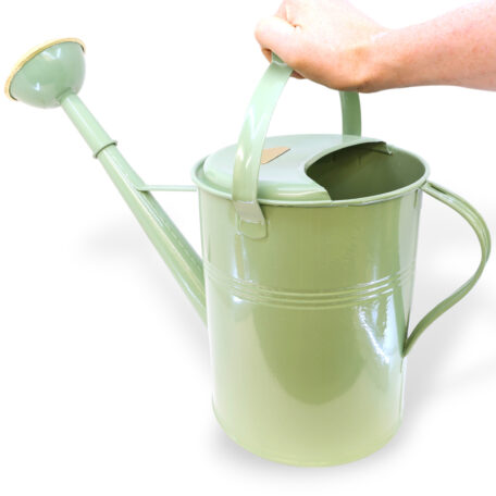 Giesskanne 9l 'Holzgriff' Blassgrün