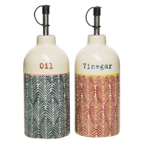 Essig- und Ölflasche