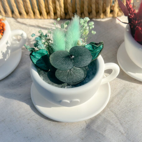 Trockenblume Kaffeetasse