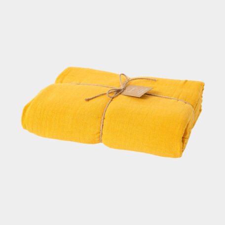 Couvre-lit, moutarde, 220x240cm