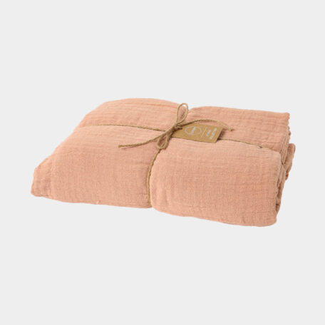 Couvre-lit, corail, 220x240cm