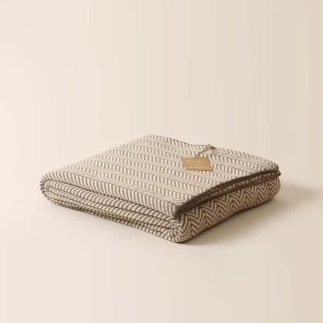 Couverture en coton boho, 130x170 cm