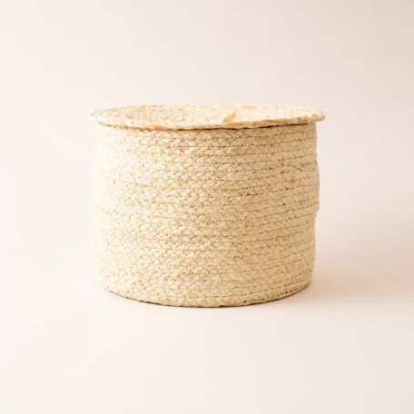 Heller Korb mit Deckel, D25cm