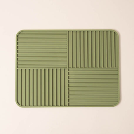Silikon Abwaschmatte, salbeigrün, 30x40.2cm