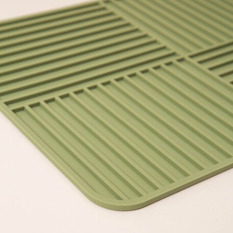 Silikon Abwaschmatte, salbeigrün, 30x40.2cm